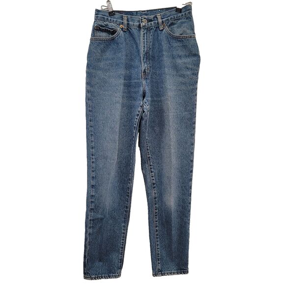 Vintage 1990s Levi's 505 Womens Jeans Size 12 Med Wash Mid Rise USA Classic West - Picture 2 of 16